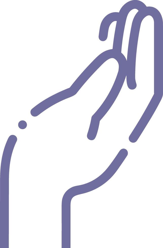 Hand icon symbol image illustration vector