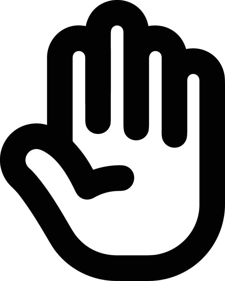 Hand icon symbol image illustration vector