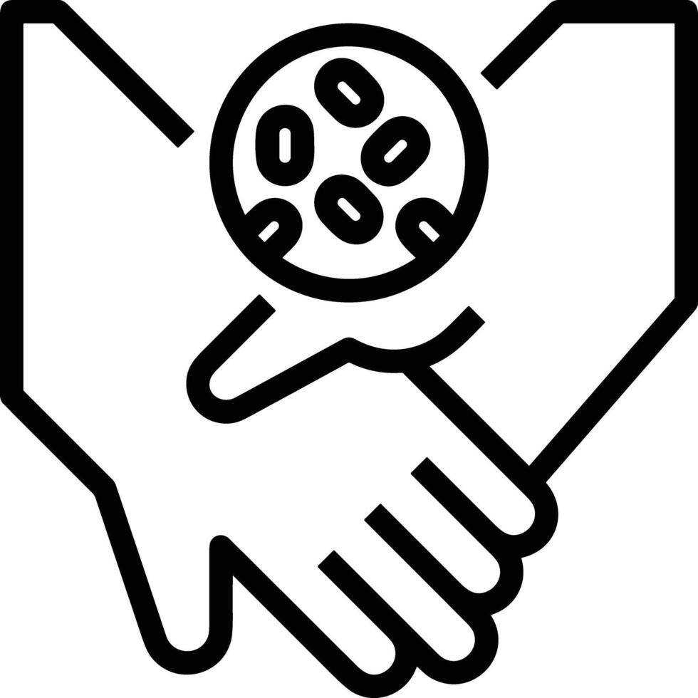 Hand icon symbol image illustration vector