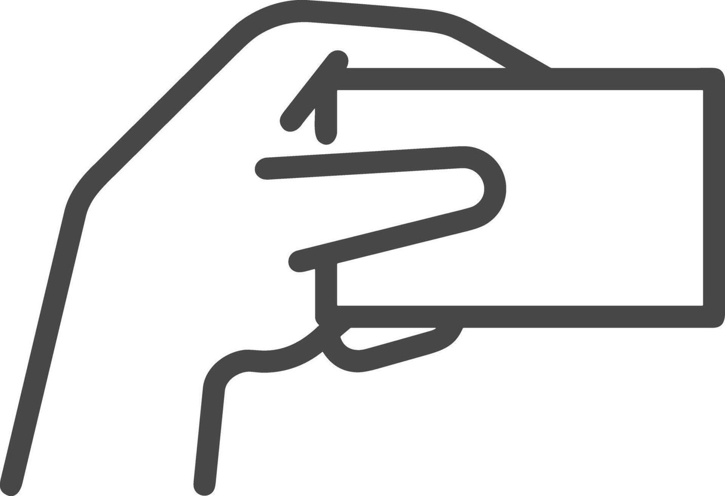 Hand icon symbol image illustration vector