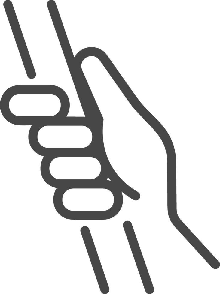 Hand icon symbol image illustration vector