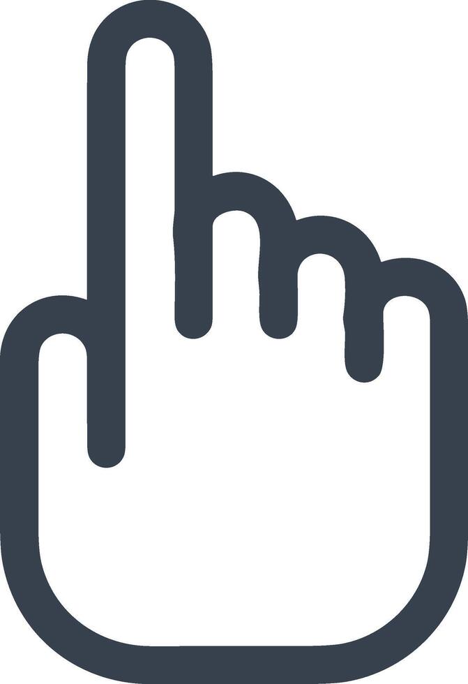 Hand icon symbol image illustration vector