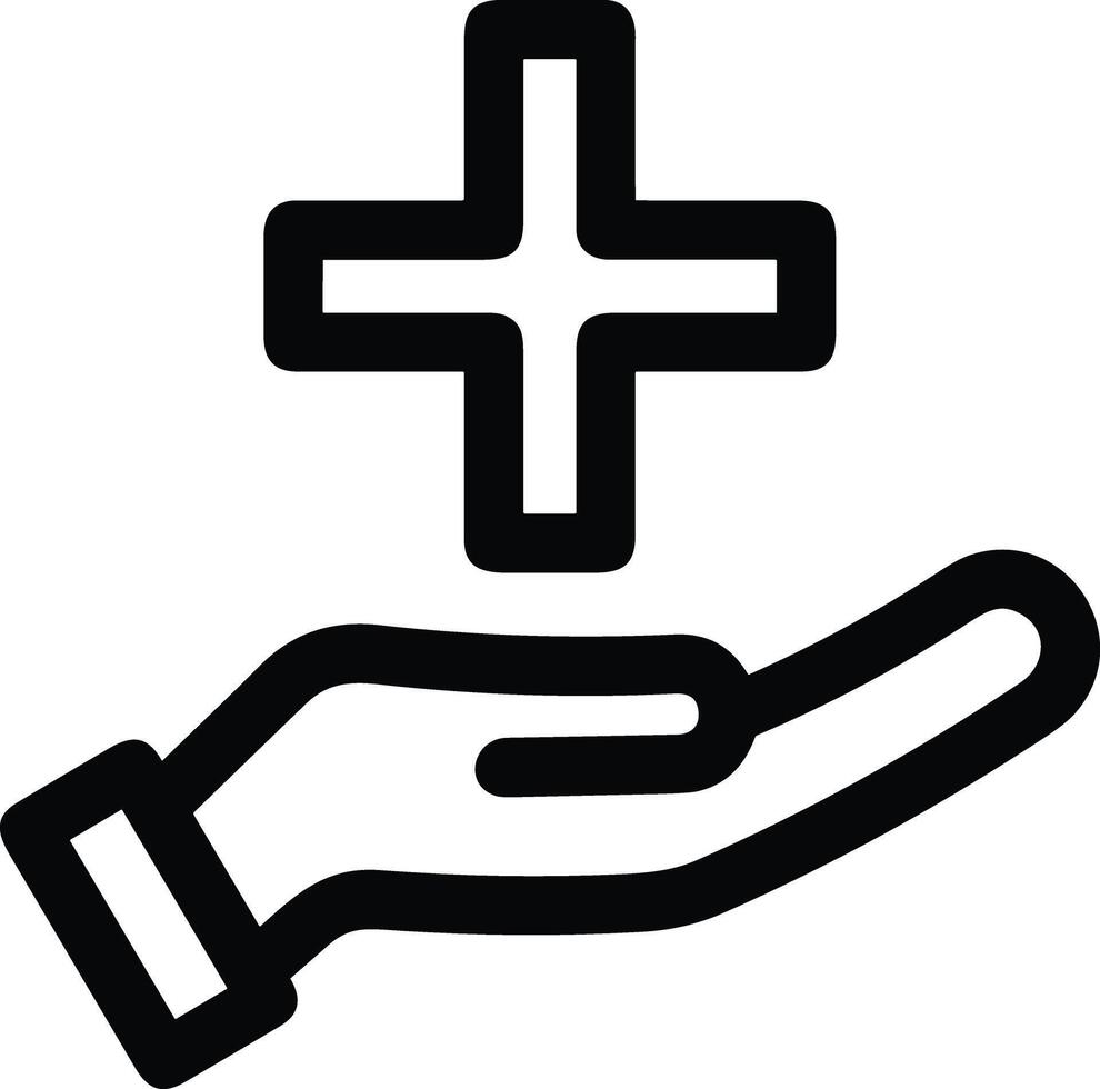 Hand icon symbol image illustration vector