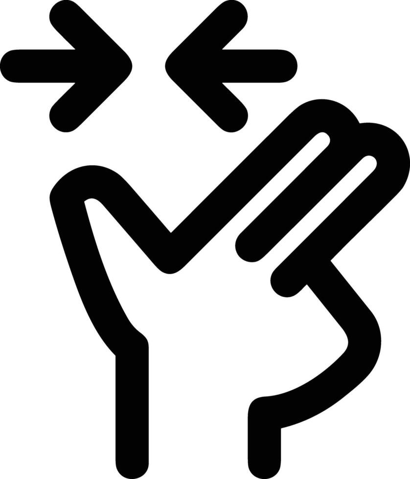 Hand icon symbol image illustration vector