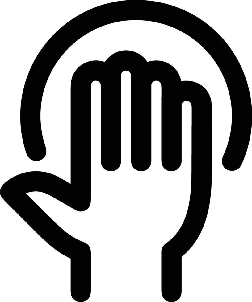 Hand icon symbol image illustration vector