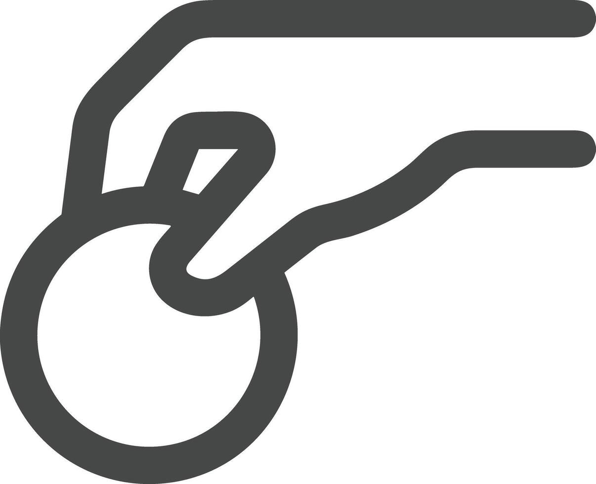 Hand icon symbol image illustration vector