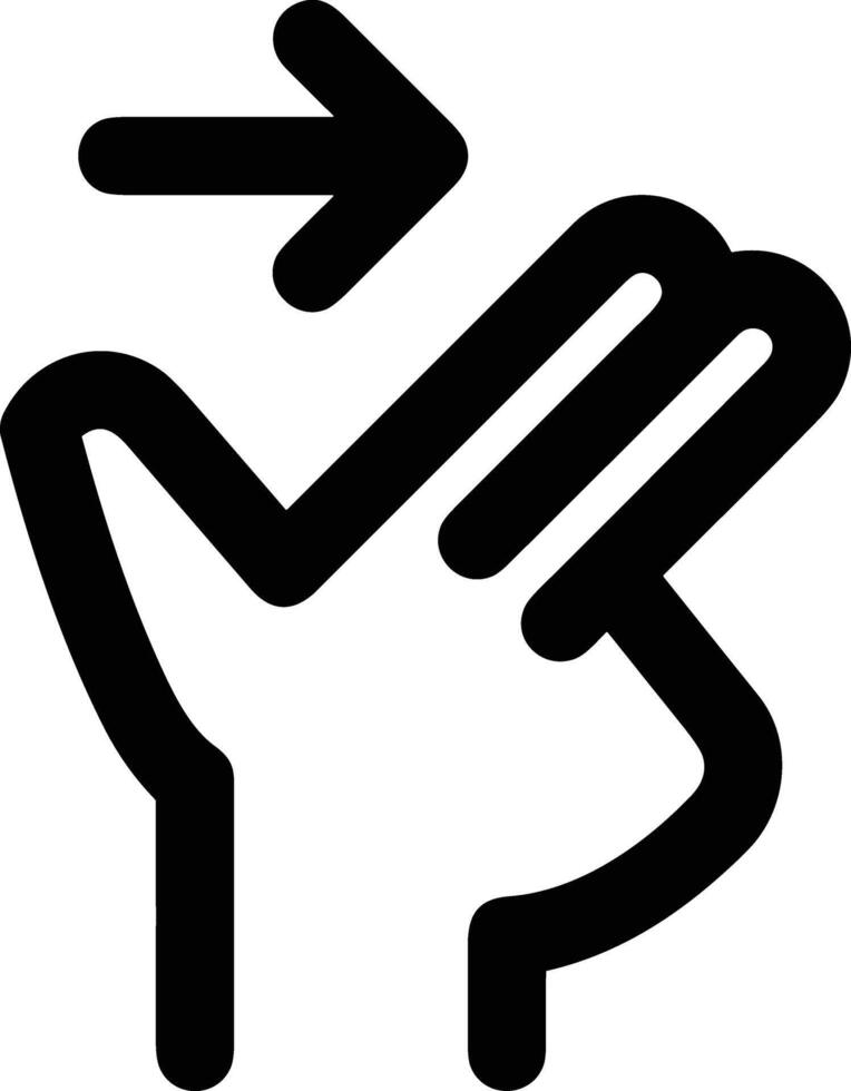 Hand icon symbol image illustration vector