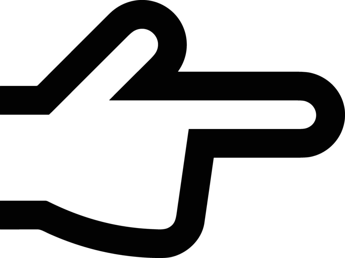 Hand icon symbol image illustration vector