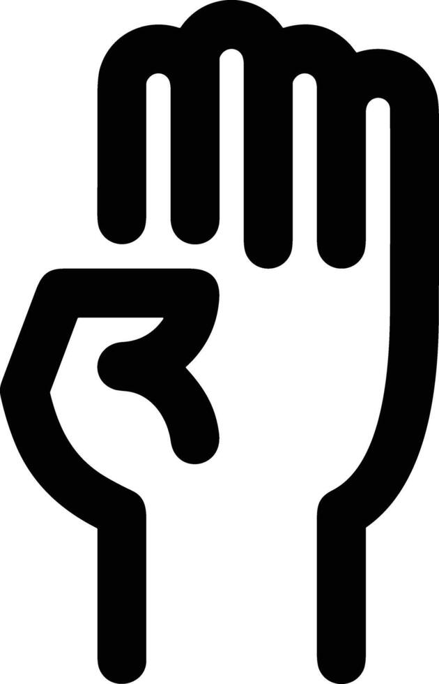 Hand icon symbol image illustration vector