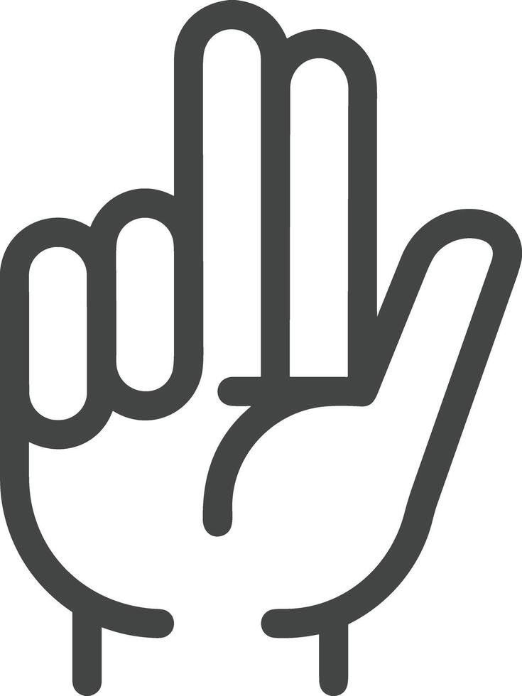 Hand icon symbol image illustration vector