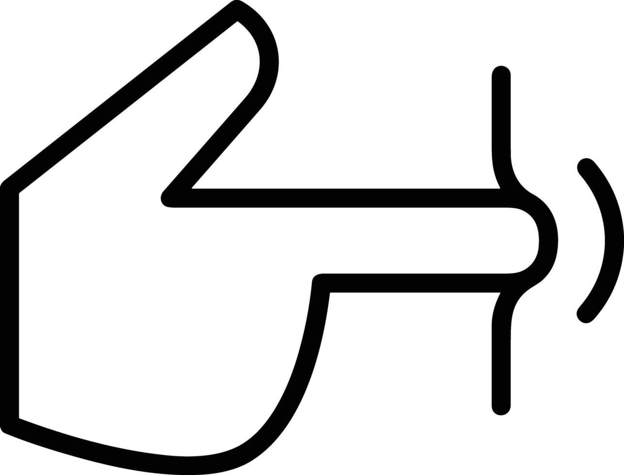 Hand icon symbol image illustration vector