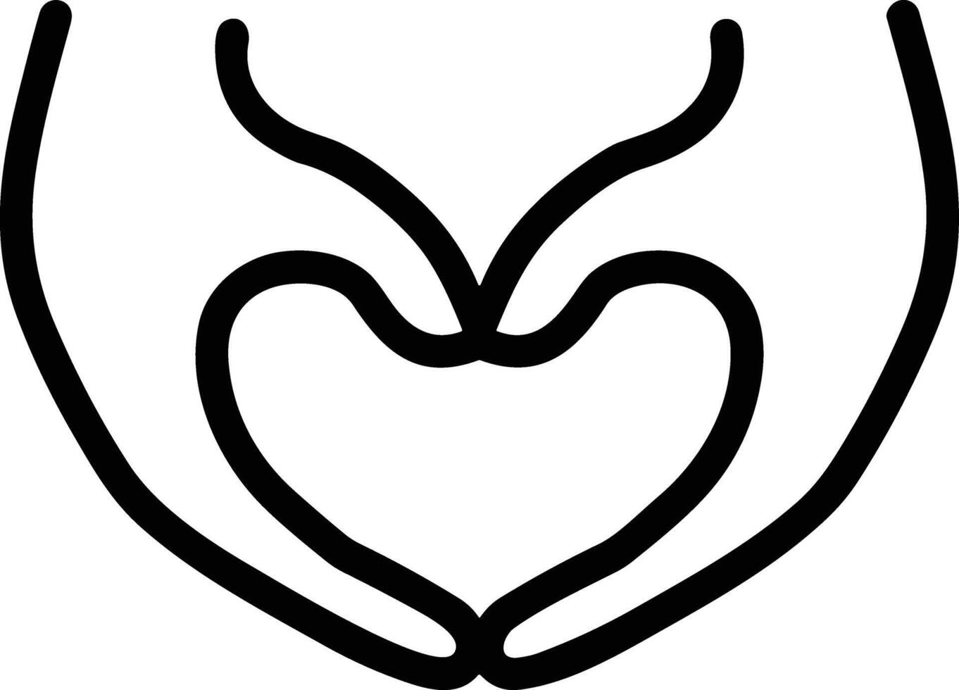 Hand icon symbol image illustration vector