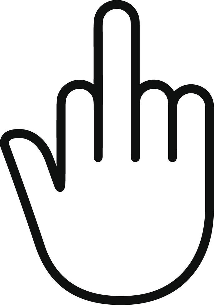 Hand icon symbol image illustration vector