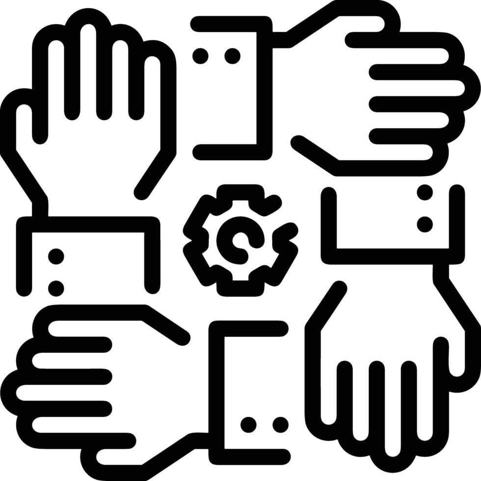 Hand icon symbol image illustration vector
