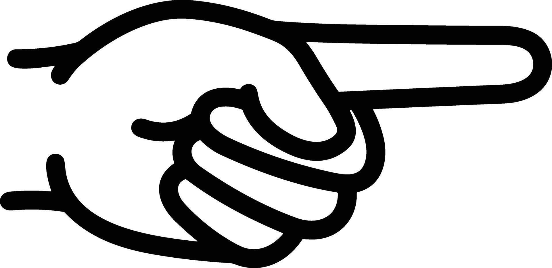Hand icon symbol image illustration vector