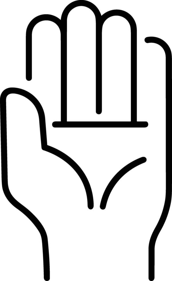 Hand icon symbol image illustration vector