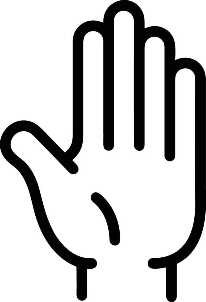 Hand icon symbol image illustration vector