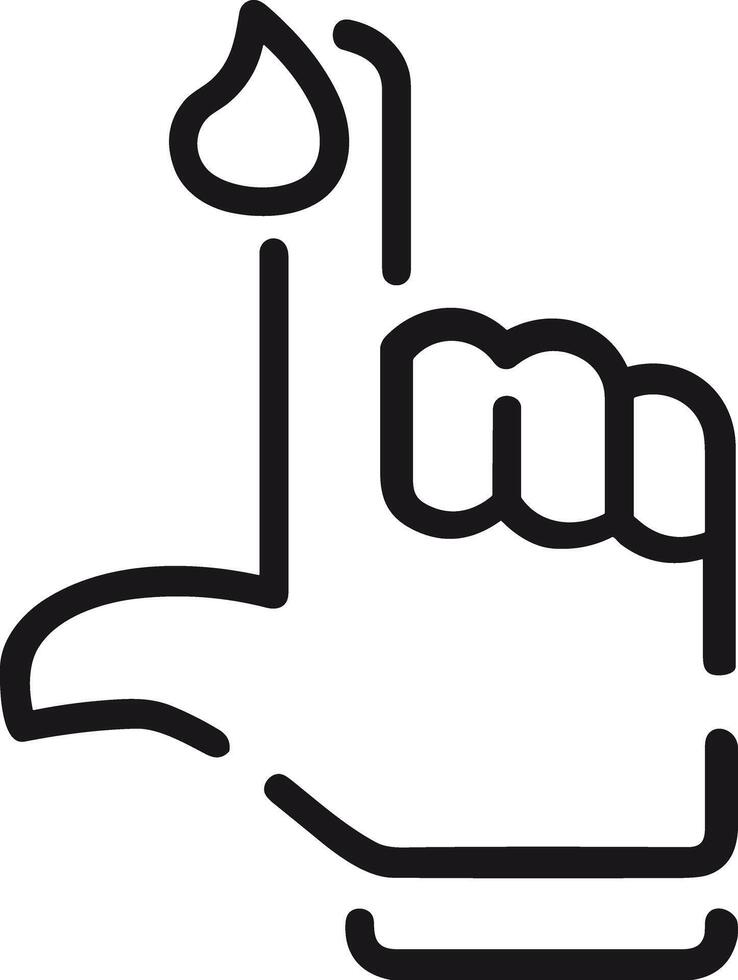 Hand icon symbol image illustration vector