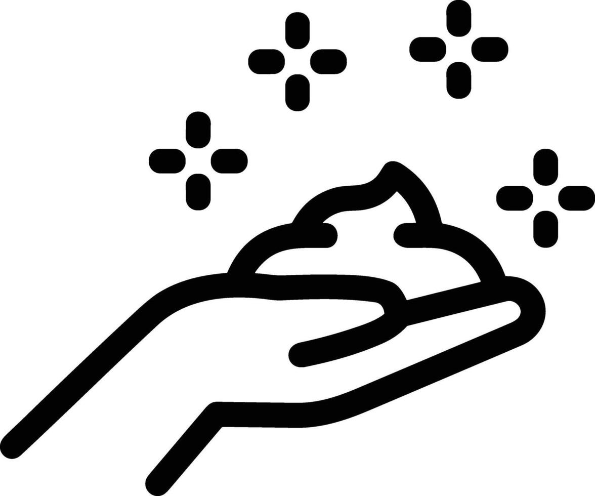 Hand icon symbol image illustration vector