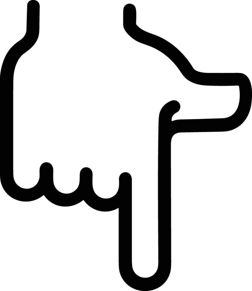 Hand icon symbol image illustration vector