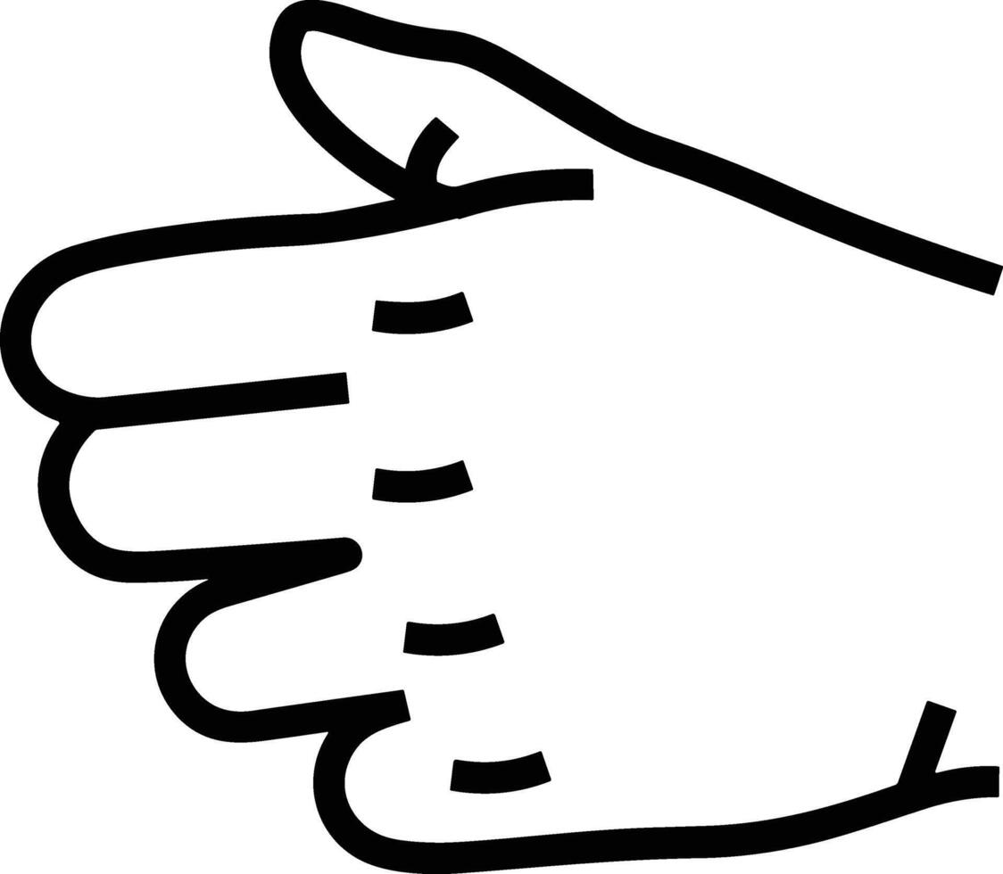 Hand icon symbol image illustration vector