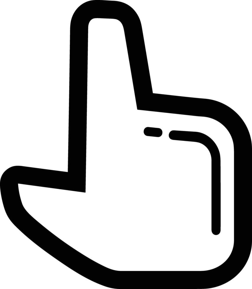 Hand icon symbol image illustration vector