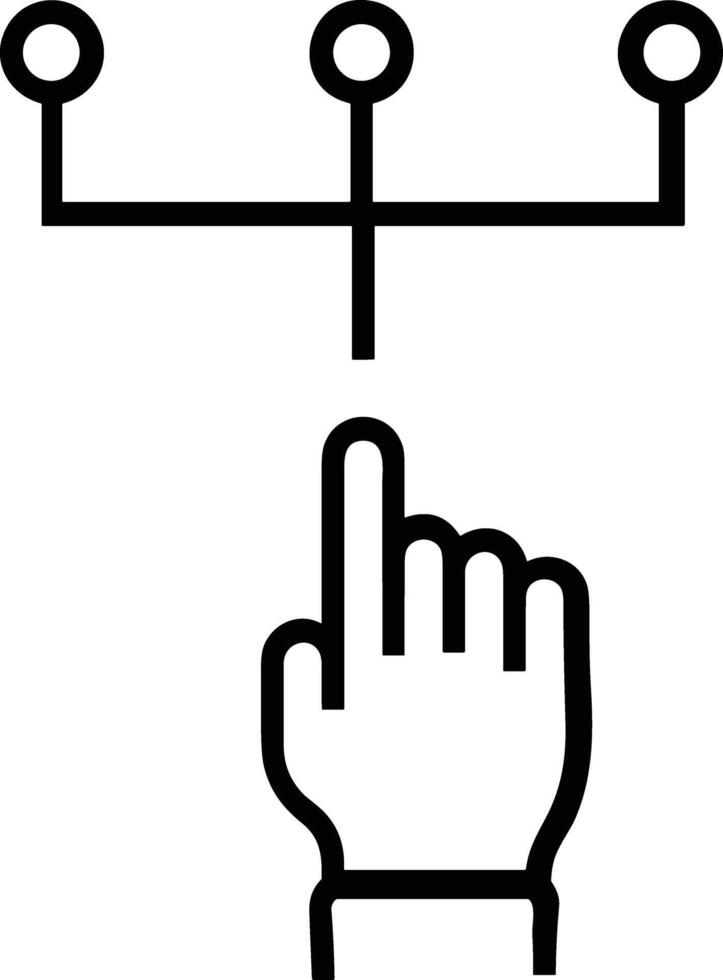 Hand icon symbol image illustration vector