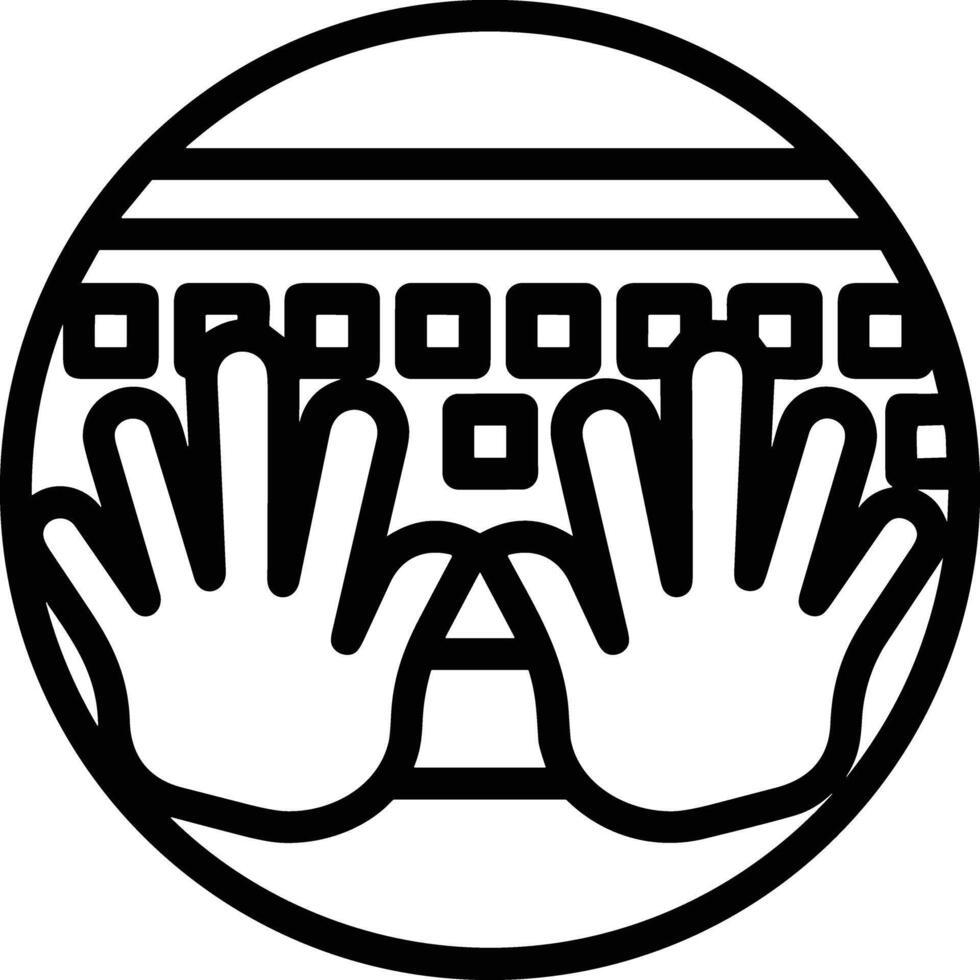Hand icon symbol image illustration vector
