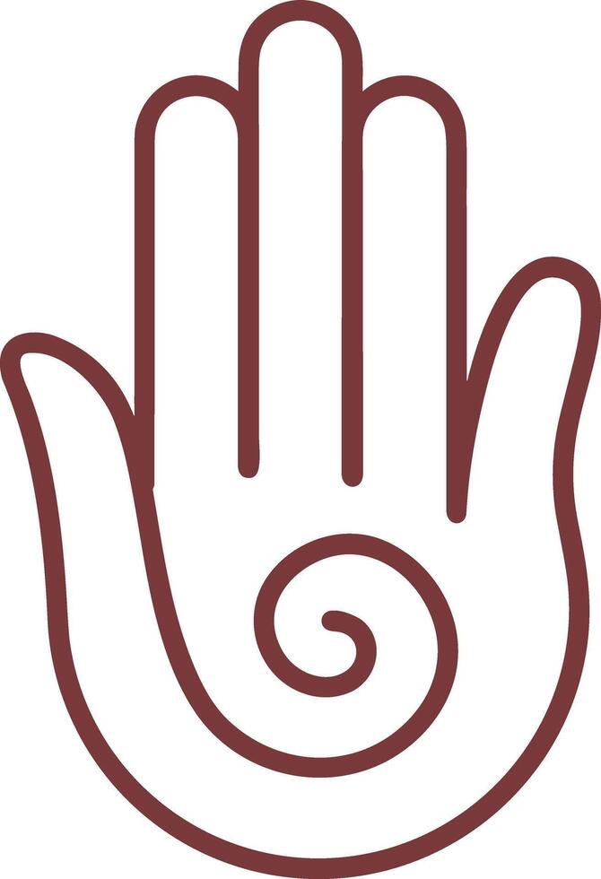 Hand icon symbol image illustration vector