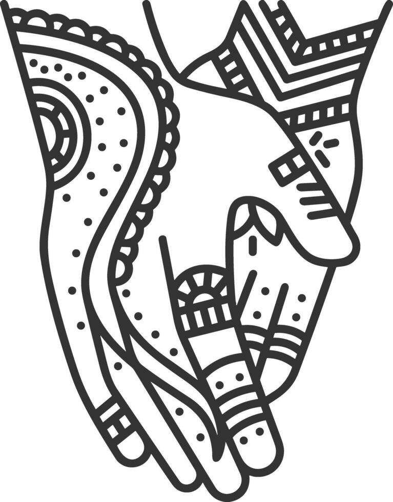 Hand icon symbol image illustration vector