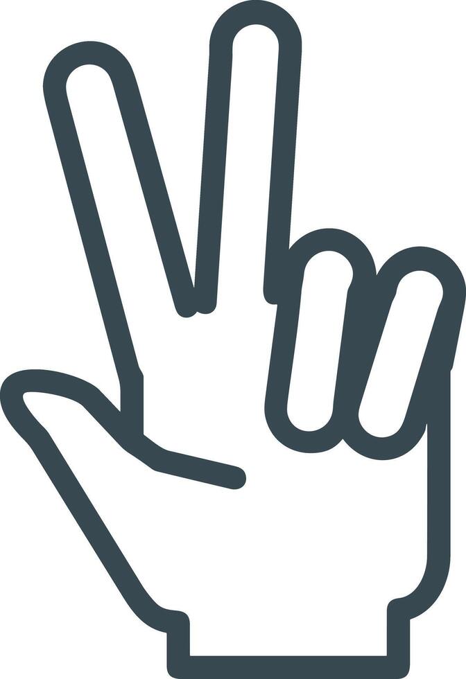 Hand icon symbol image illustration vector