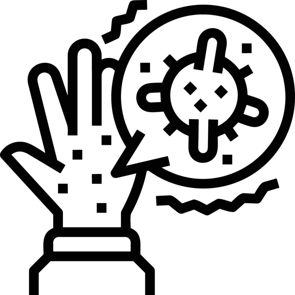 Hand icon symbol image illustration vector