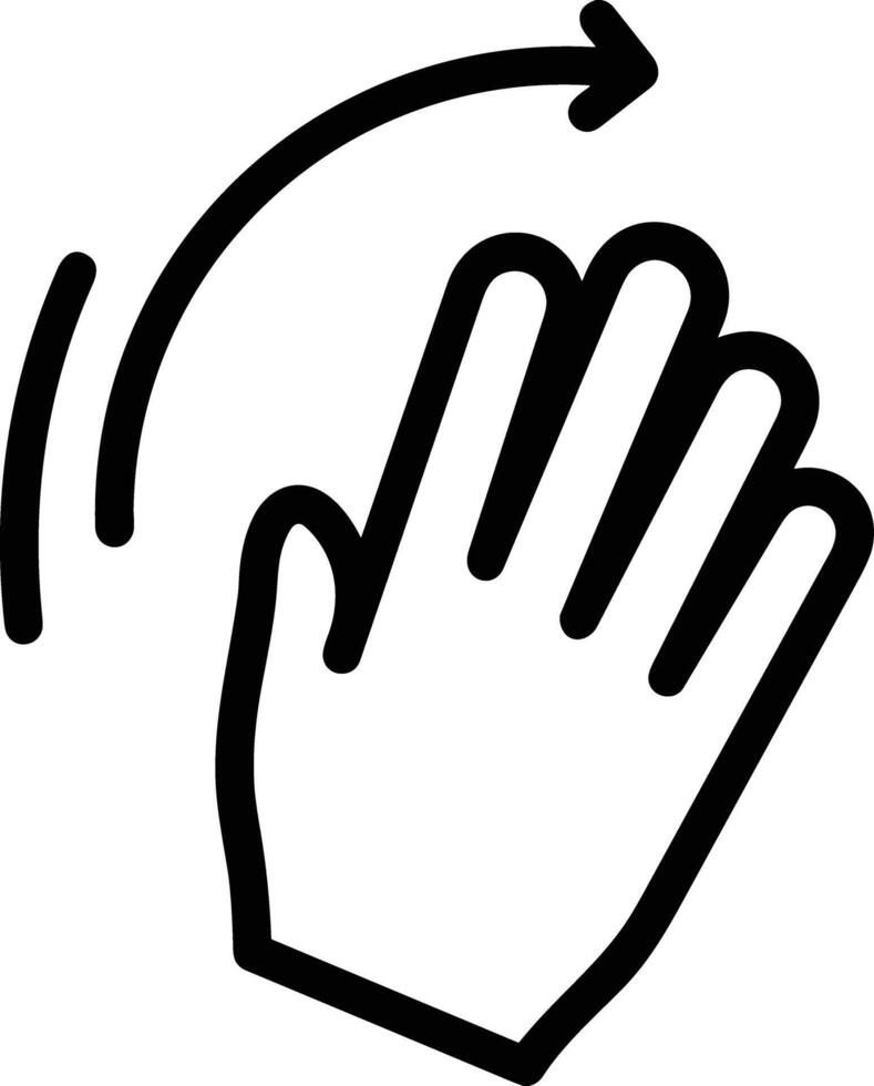 Hand icon symbol image illustration vector