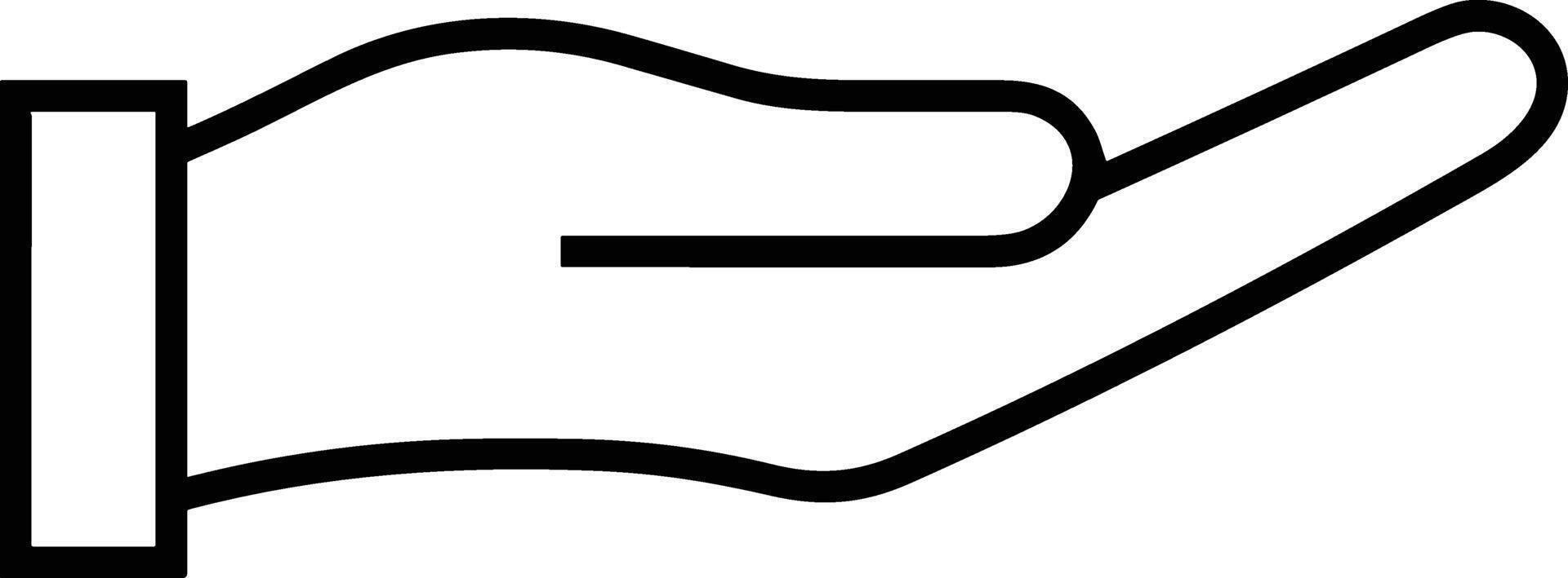 Hand icon symbol image illustration vector
