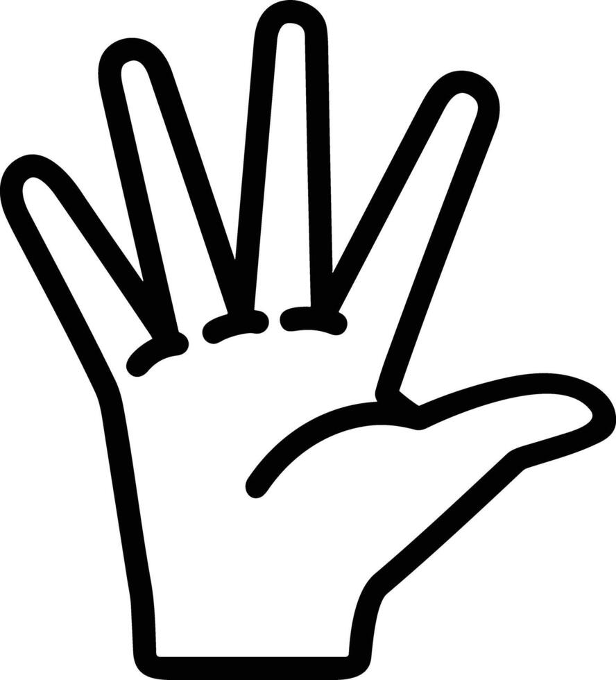 Hand icon symbol image illustration vector