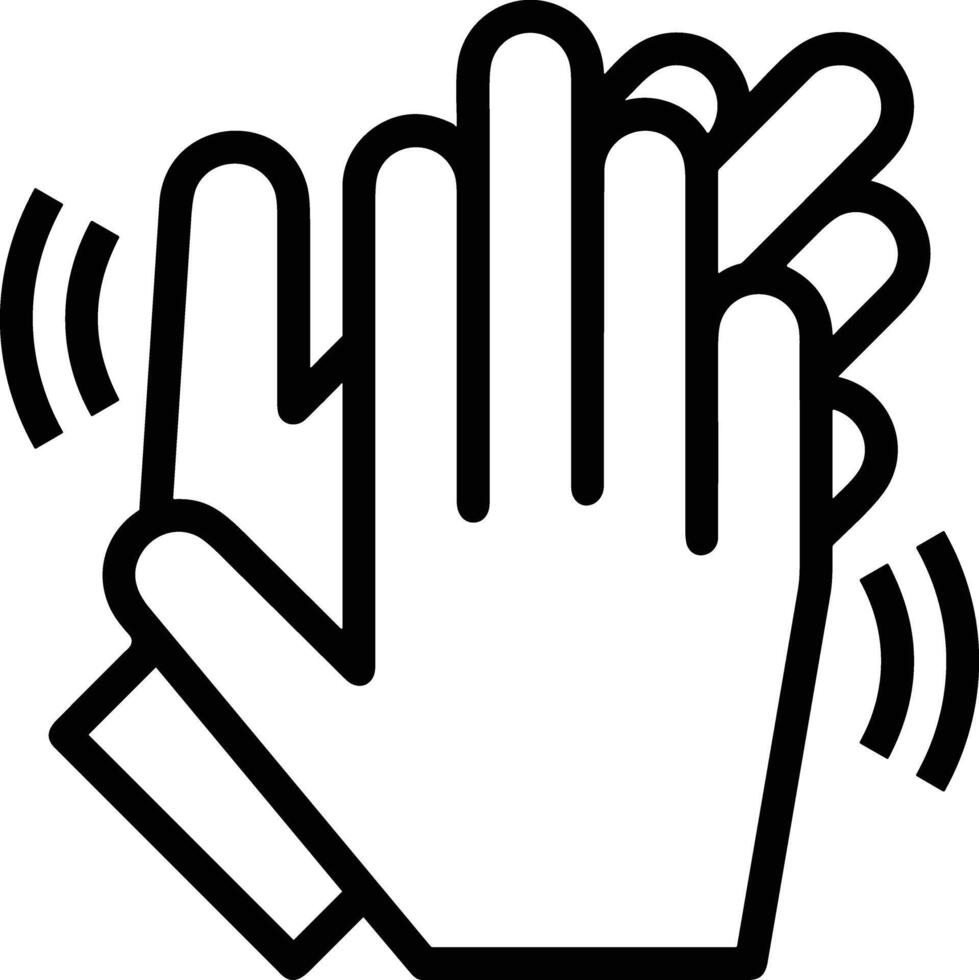 Hand icon symbol image illustration vector