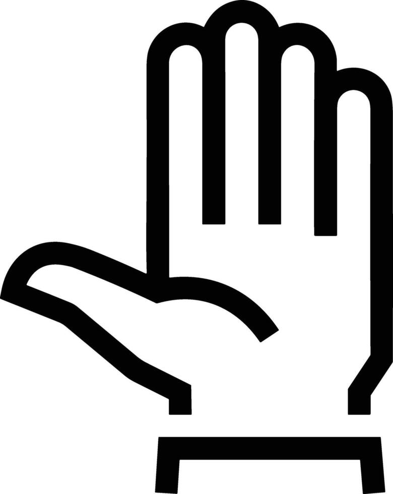 Hand icon symbol image illustration vector