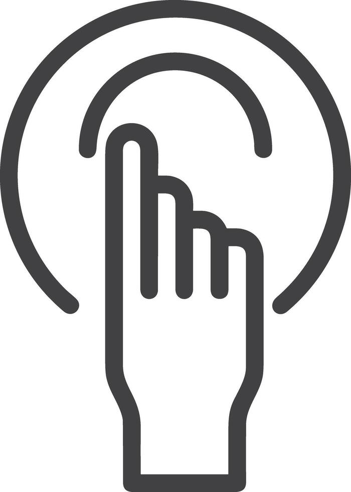 Hand icon symbol image illustration vector