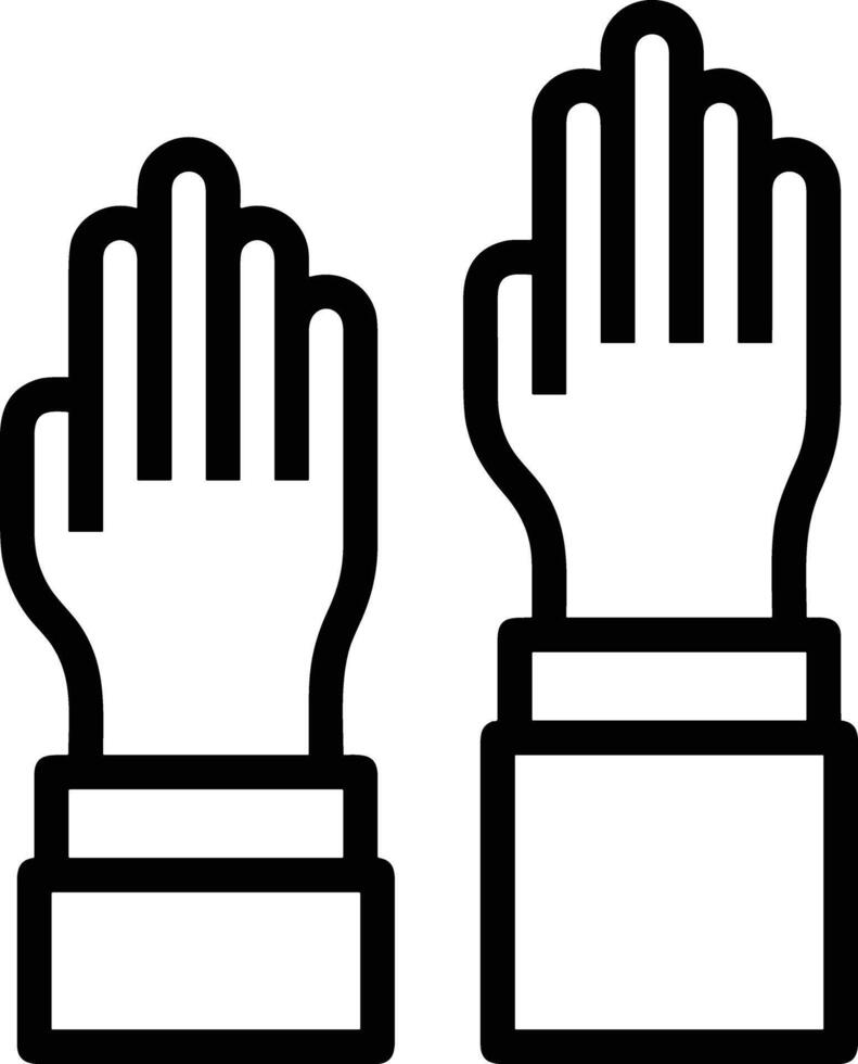Hand icon symbol image illustration vector