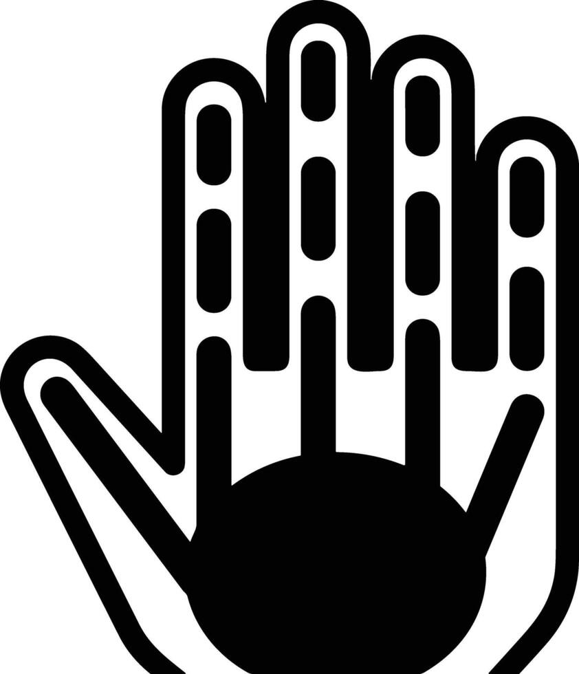 Hand icon symbol image illustration vector