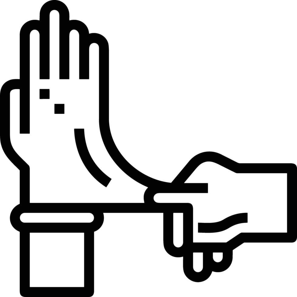 Hand icon symbol image illustration vector