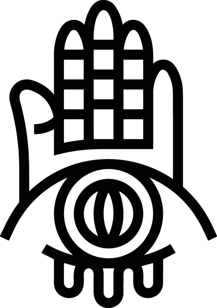 Hand icon symbol image illustration vector