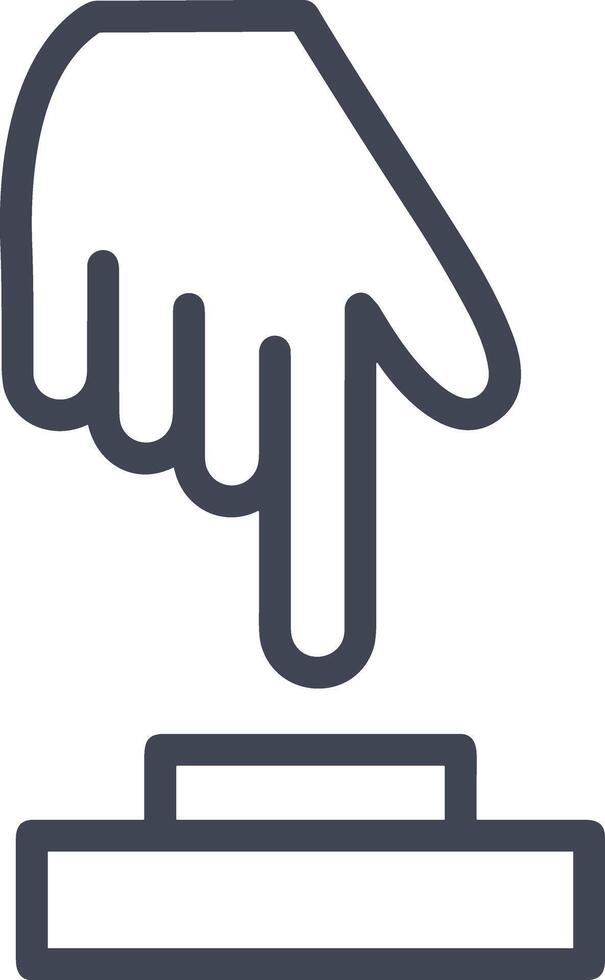 Hand icon symbol image illustration vector