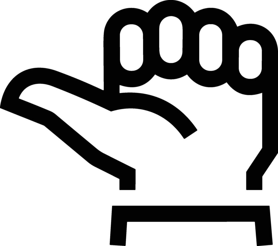 Hand icon symbol image illustration vector