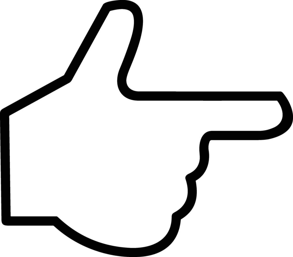 Hand icon symbol image illustration vector