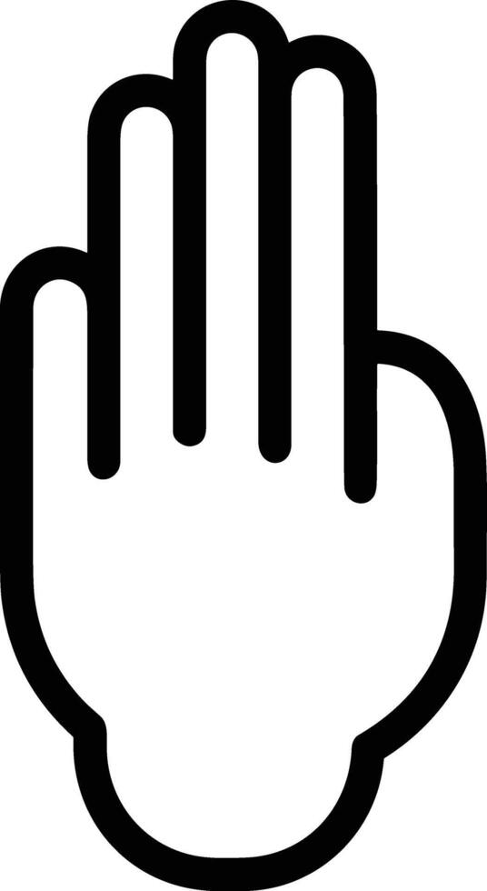 Hand icon symbol image illustration vector