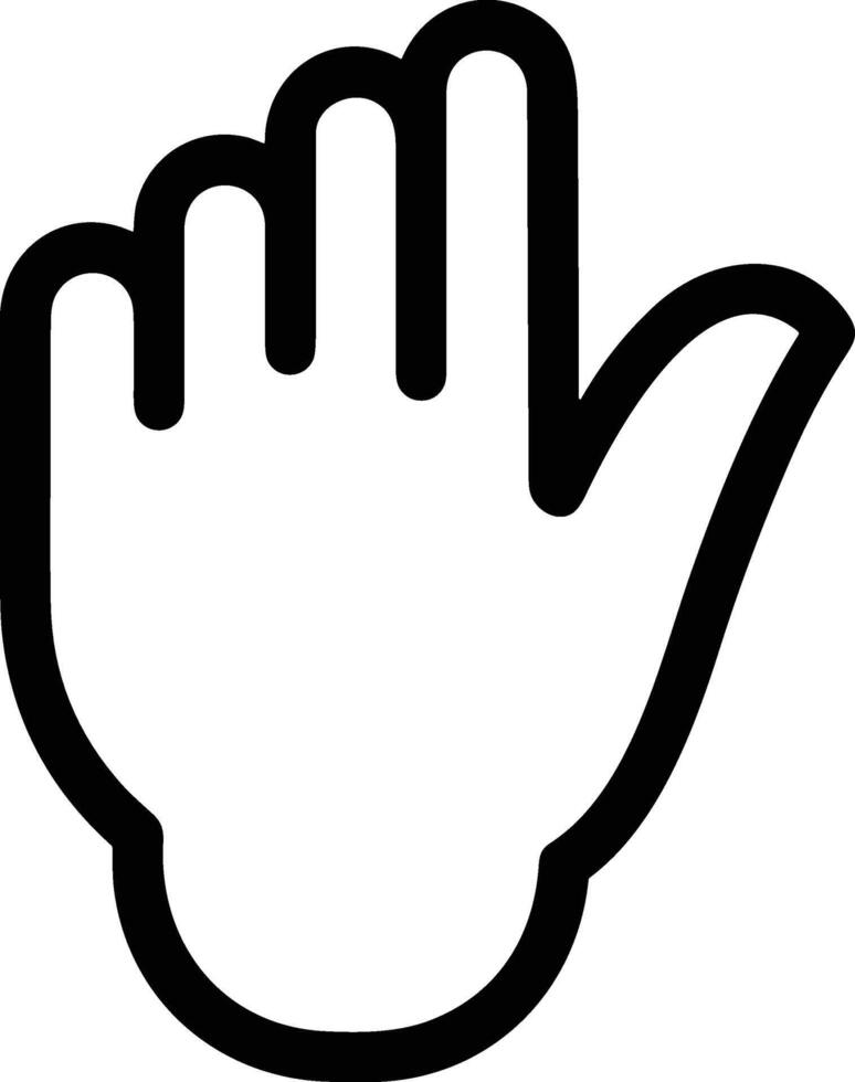 Hand icon symbol image illustration vector