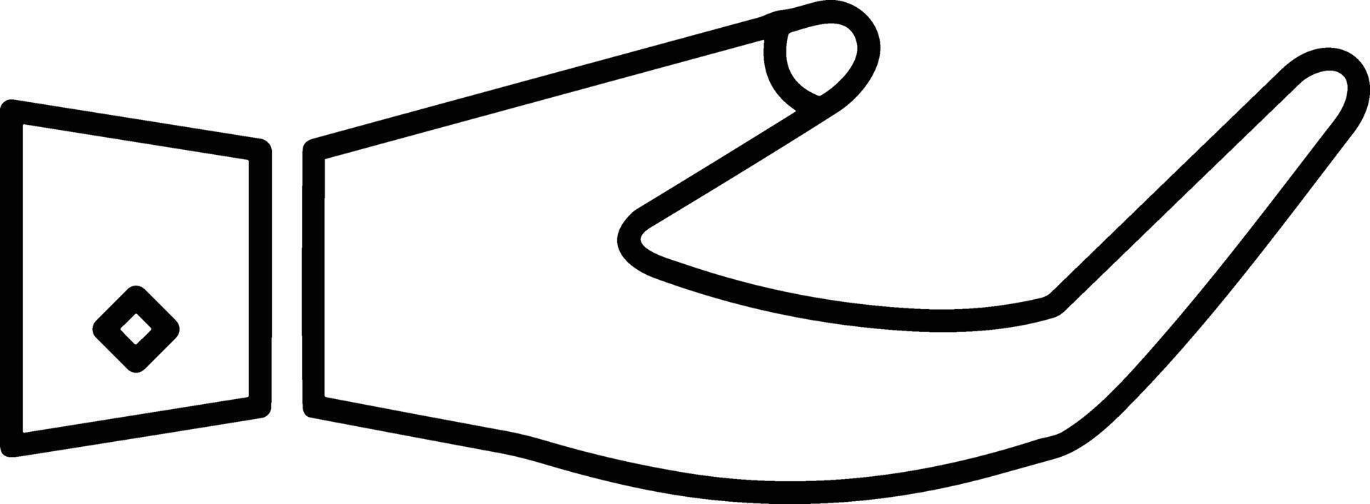 Hand icon symbol image illustration vector