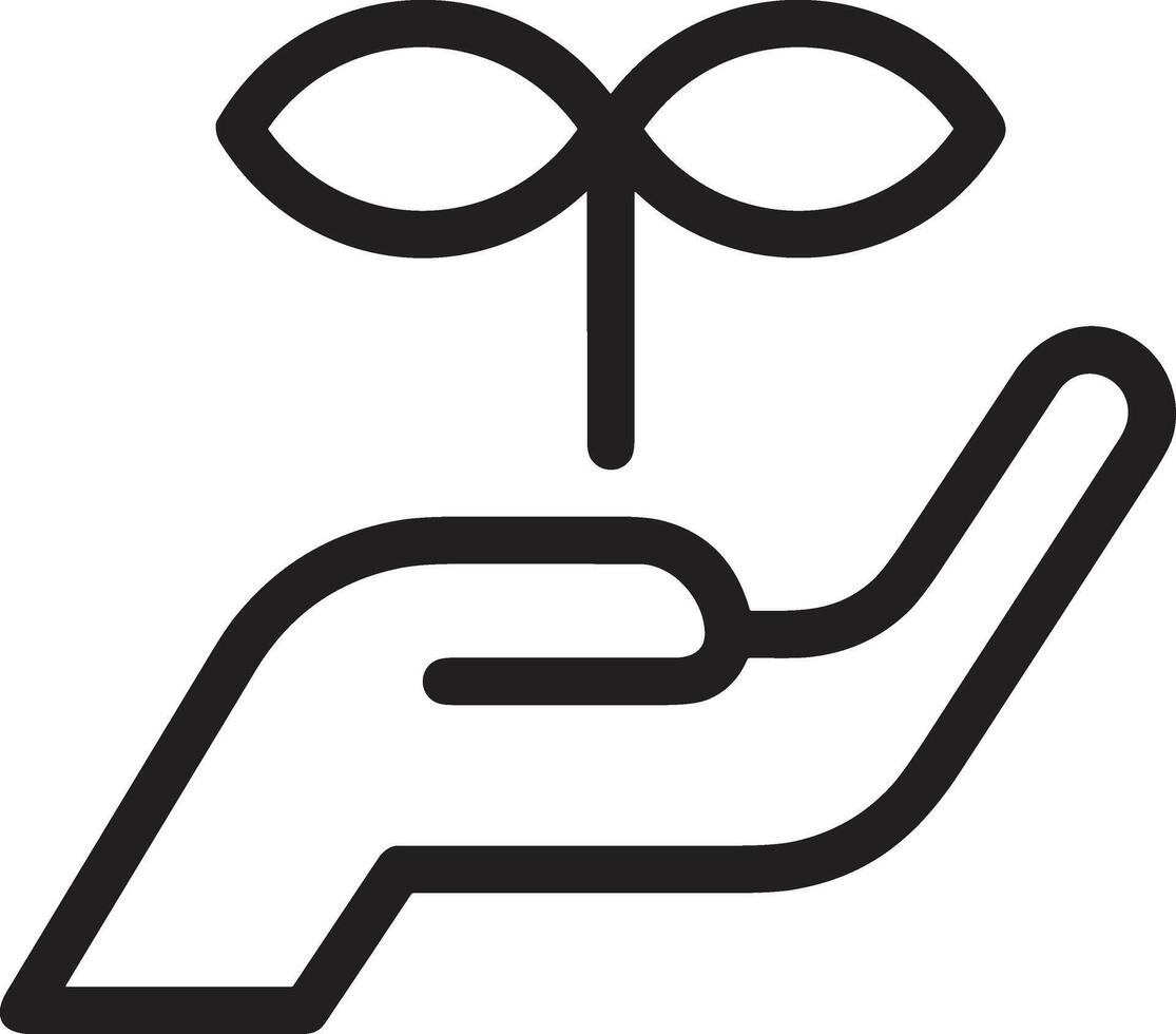 Hand icon symbol image illustration vector