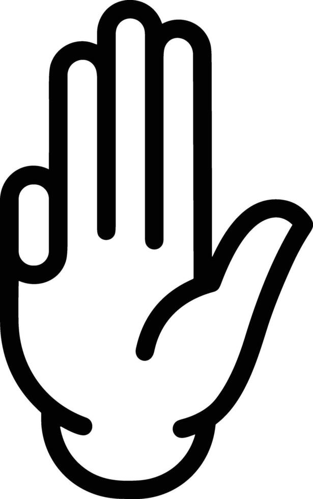 Hand icon symbol image illustration vector
